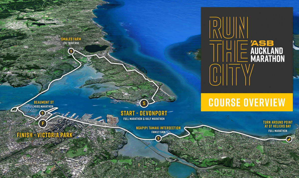 Course Overview - ASB Auckland Marathon