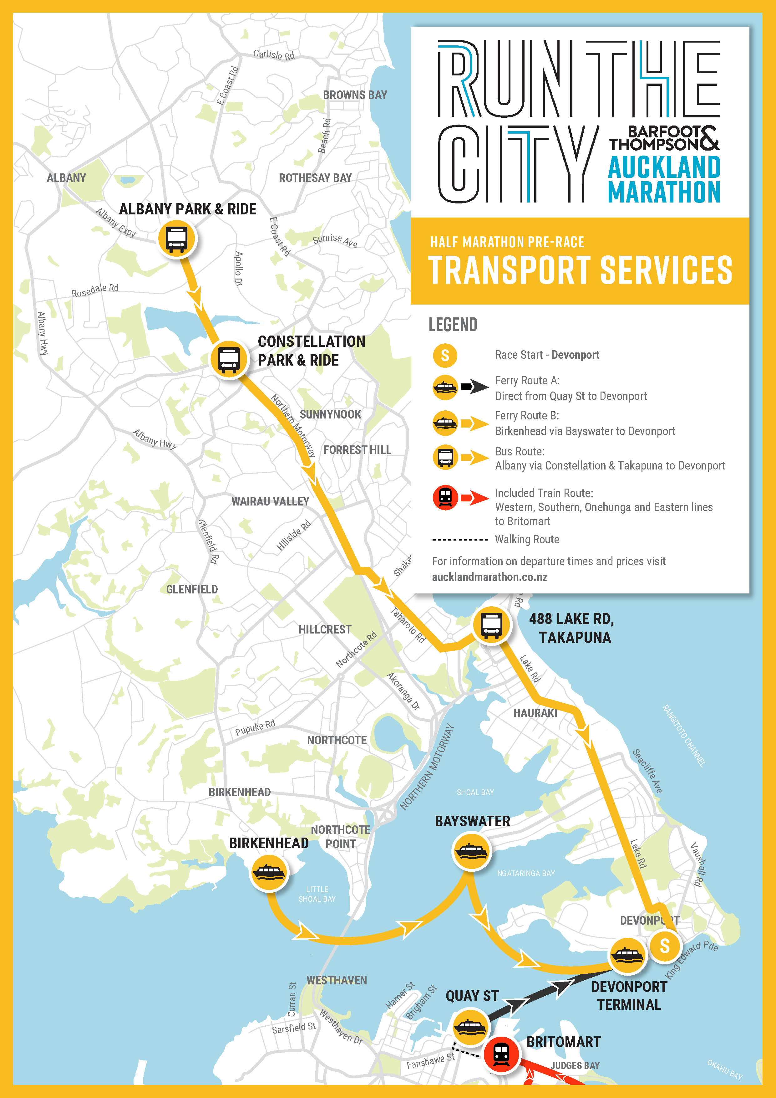 Transport Services - Barfoot & Thompson Auckland Marathon