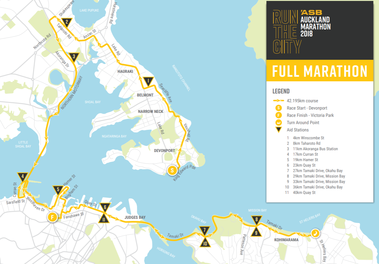 Full Marathon ASB Auckland Marathon