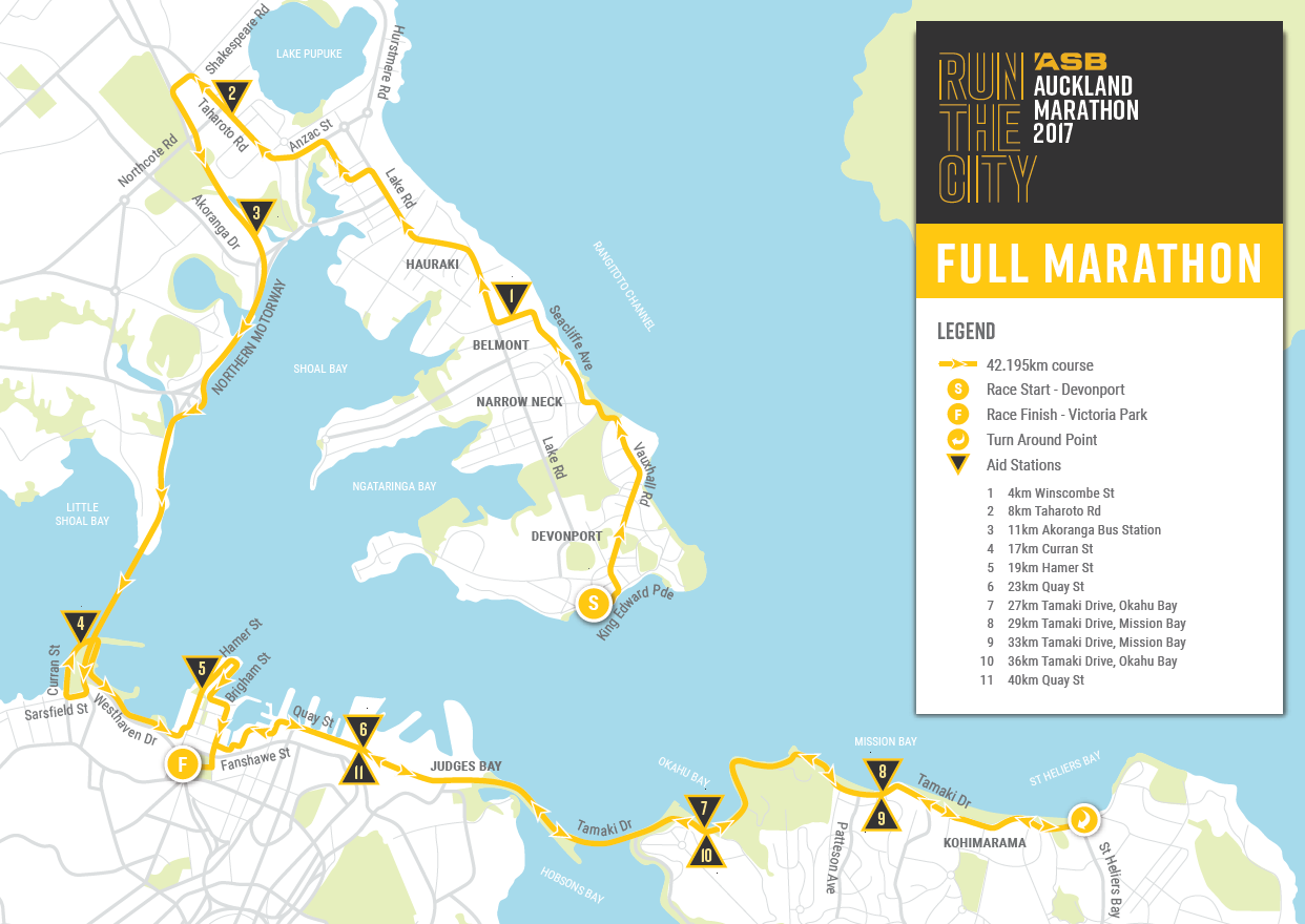 Full Marathon - ASB Auckland Marathon