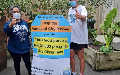 AUCKLAND CITY MISSION’S STREET WHĀNAU TEAM BAND TOGETHER FOR JOHN WEST 11KM TRAVERSE AT THE ASB AUCKLAND MARATHON