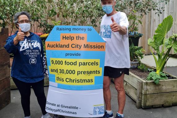 Auckland City Mission’s Street Whānau Team Band Together for John West 11km Traverse