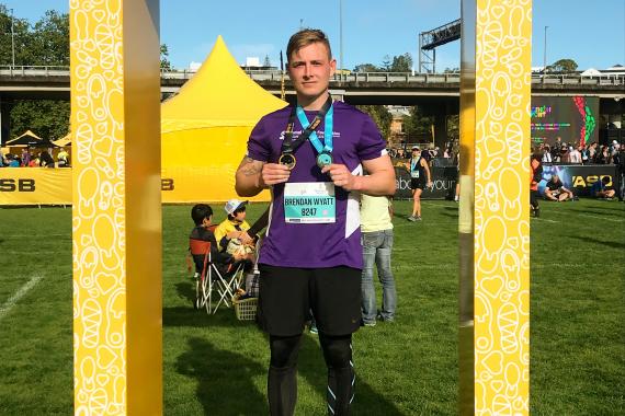 Runner Highlights – Brendan laces up for mental health!  