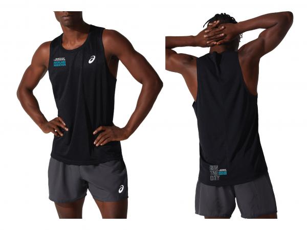 6 AM23 MS SILVER SINGLET BLACK
