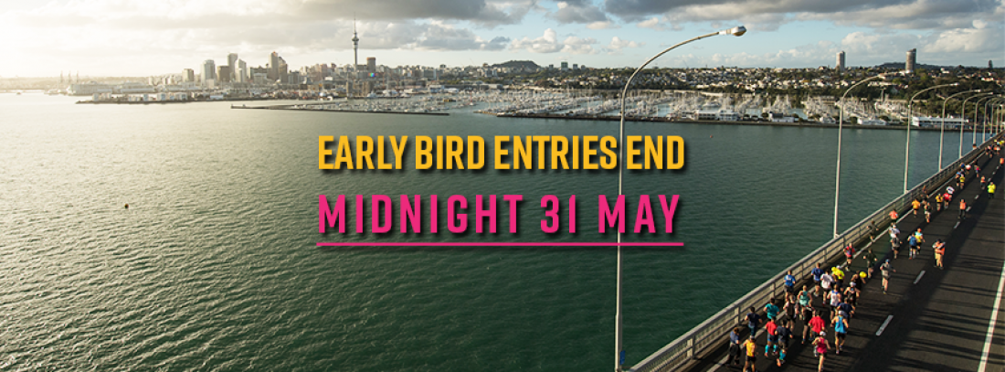 Early Bird Entries End 31 May