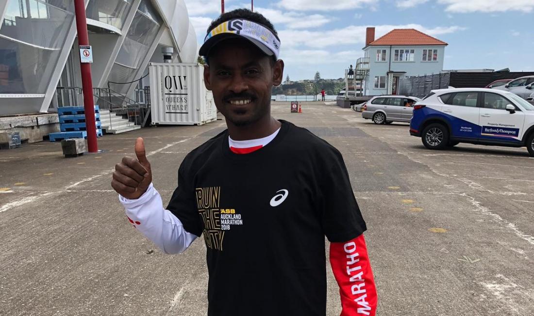 ERITREAN REFUGEE RUNNING TO NEW LIFE LINES UP AS FAVOURITE